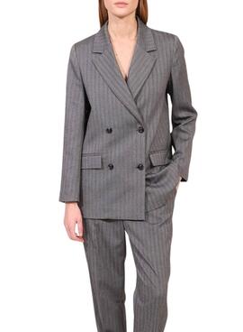 Americana Naf Naf Cori gris para mujer