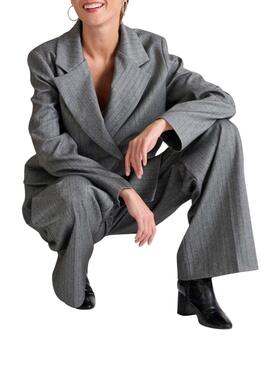 Americana Naf Naf Cori gris para mujer