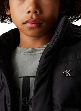 Chaqueta Calvin Klein Essential Puffer Negro Niño