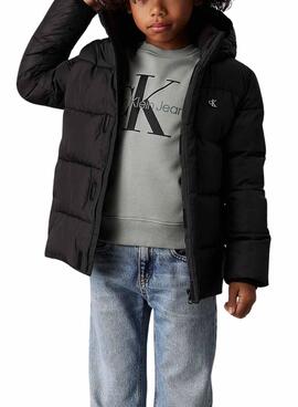 Chaqueta Calvin Klein Essential Puffer Negro Niño