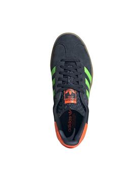 Zapatillas Adidas Gazelle Bold azul verde y naranja para mujer