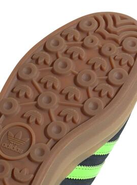 Zapatillas Adidas Gazelle Bold azul verde y naranja para mujer