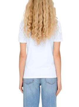 Camisetas ONLY Lariya Blanco Mujer.