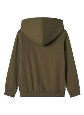 Sudadera Name It Dico Boredofd verde para niño