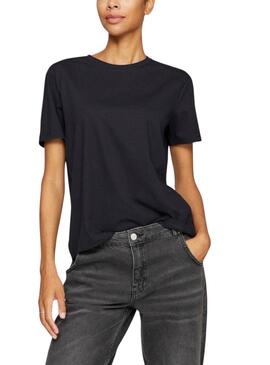 Camiseta Vila Vinora negro para mujer