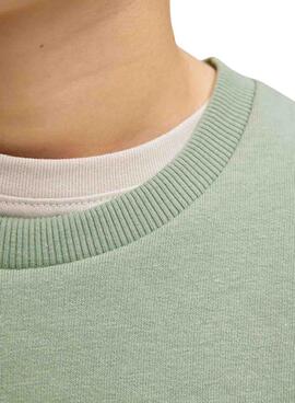 Sudadera Jack and Jones Simon verde para niño