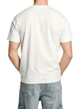 Camiseta Pepe Jeans Dalter blanco para hombre