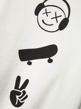 Sudadera Name It Barne blanco para niño