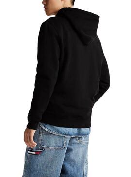 Sudadera Tommy Jeans  DNA  negro para hombre