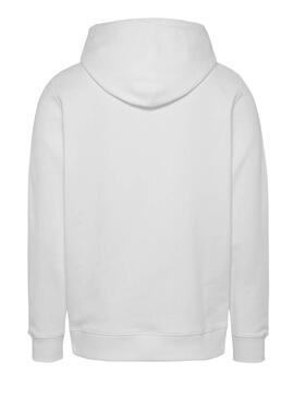 Sudadera Tommy Jeans DNA blanco para hombre 