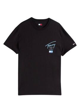 Camiseta Tommy Jeans City color negro para hombre 