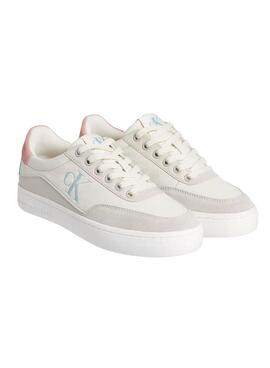 Zapatillas Calvin Klein Jeans Classic Cupsole blanco para mujer 