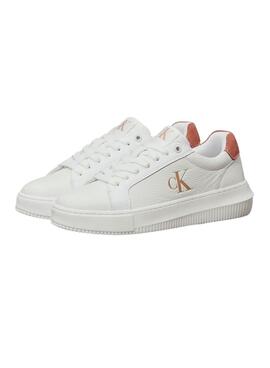 Zapatillas Calvin Klein Jeans Chunky Cupsole  blanco para mujer 