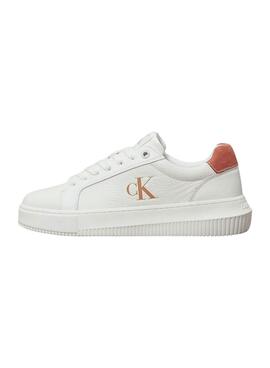 Zapatillas Calvin Klein Jeans Chunky Cupsole  blanco para mujer 