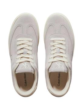 Zapatillas Calvin Klein Jeans Classic Cupsole gris para mujer 