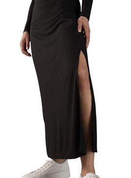  Vestido Calvin Klein Jeans Sheer negro para mujer 