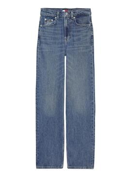 Pantalones Tommy Jeans  Layla azul para mujer  