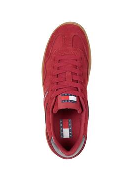 Zapatillas Tommy Jeans Greenwich Platform rojo para mujer