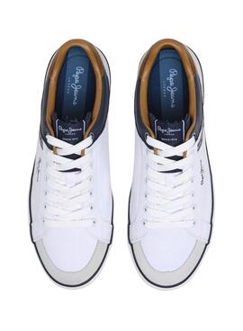 Zapatillas Pepe Jeans Kenton blanco para hombre