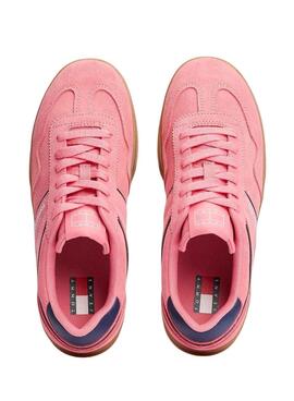 Zapatillas Tommy Jeans Greenwich rosa para mujer 