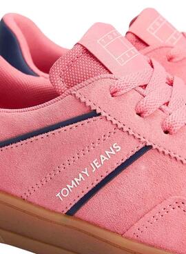 Zapatillas Tommy Jeans Greenwich rosa para mujer 