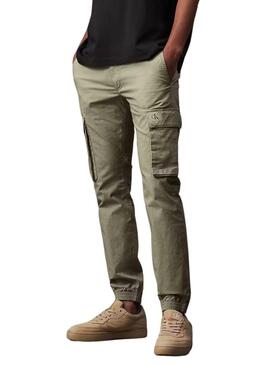 Pantalón Calvin Klein Jeans  Cargo verde para hombre 