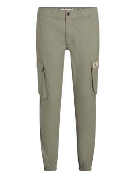 Pantalón Calvin Klein Jeans  Cargo verde para hombre 