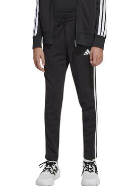 Chándal Adidas 3 bandas negro para niño y niña