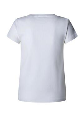 Camiseta Pepe Jeans Merida blanco para mujer