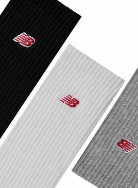 Calcetines New Balance tricolor pack para mujer y hombre