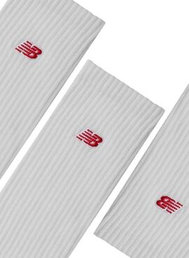 Calcetines New Balance blanco pack para mujer y hombre