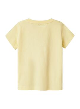 Camiseta Name It Bethany amarillo para niña