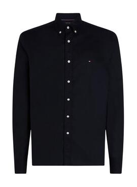 Camisa Tommy Hilfiger Core Flex azul marino para hombre