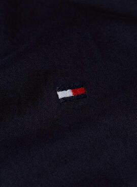 Camisa Tommy Hilfiger Core Flex azul marino para hombre