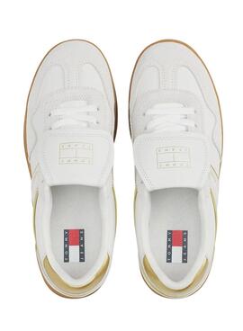 Zapatillas Tommy Jeans The Greenwich Flap en color blanco para mujer 