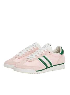 Zapatillas Tommy Jeans  Retro Runner rosa para mujer 