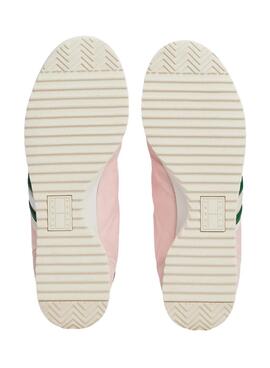 Zapatillas Tommy Jeans  Retro Runner rosa para mujer 