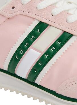 Zapatillas Tommy Jeans  Retro Runner rosa para mujer 