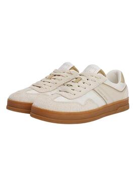 Zapatillas Tommy Jeans The Greenwich beige para mujer 