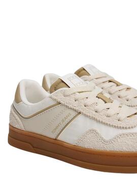 Zapatillas Tommy Jeans The Greenwich beige para mujer 