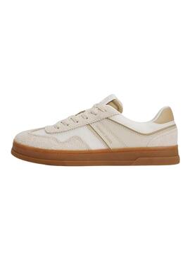 Zapatillas Tommy Jeans The Greenwich beige para mujer 