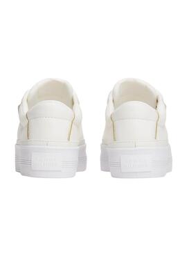Zapatillas Tommy  Hilfiger Vulc Textile   blanco para mujer 