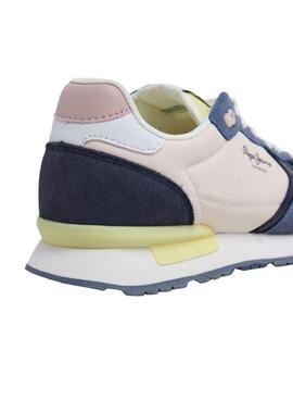 Zapatillas Pepe Jeans Brit Camp azul para mujer 