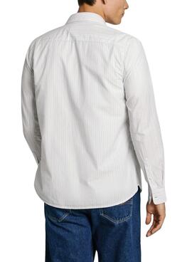 Camisa Pepe Jeans Adison  blanco para hombre 