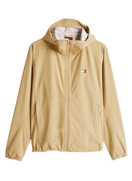 Cortavientos  Tommy Jeans Tech beige para hombre 