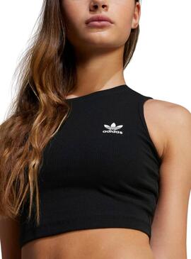 Top Adidas negro para niña