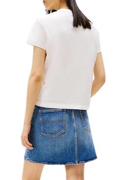 Camiseta Tommy Jeans con Reg  en blanco para mujer 