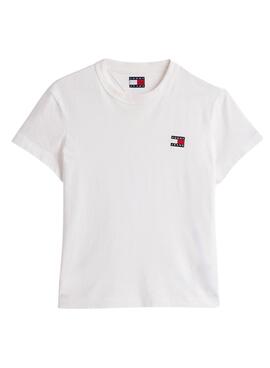 Camiseta Tommy Jeans con Reg  en blanco para mujer 