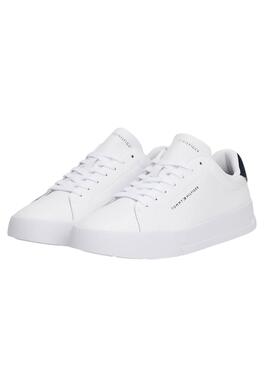 Zapatillas Tommy Jeans Court en blanco para hombre 