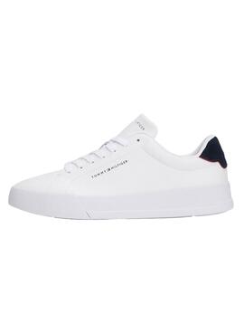 Zapatillas Tommy Jeans Court en blanco para hombre 